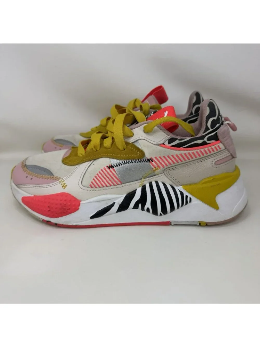 Puma RS-X Unexpected Mix Zebra Athletic Shoes Multicolor Women’s Size 9